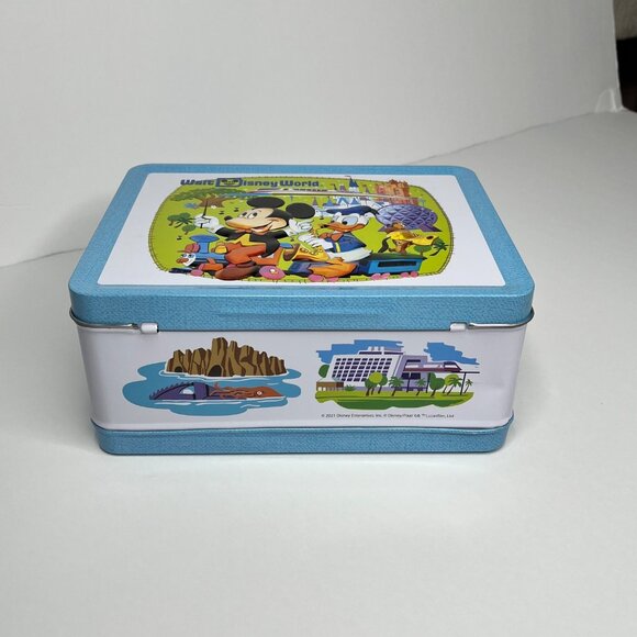 2021 Walt Disney World 50thAnniversary Vault Collection MickeyMetal Lunch Box - Picture 9 of 9